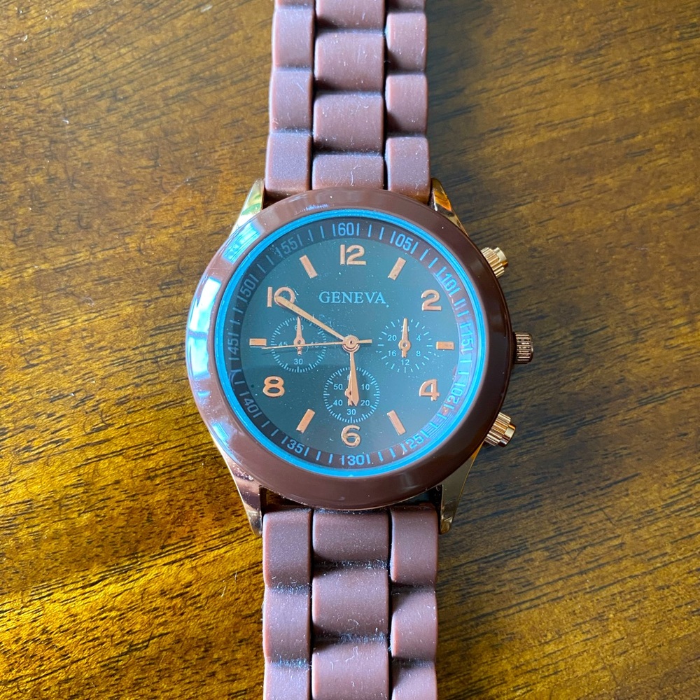 Dark brown colored watch for women!